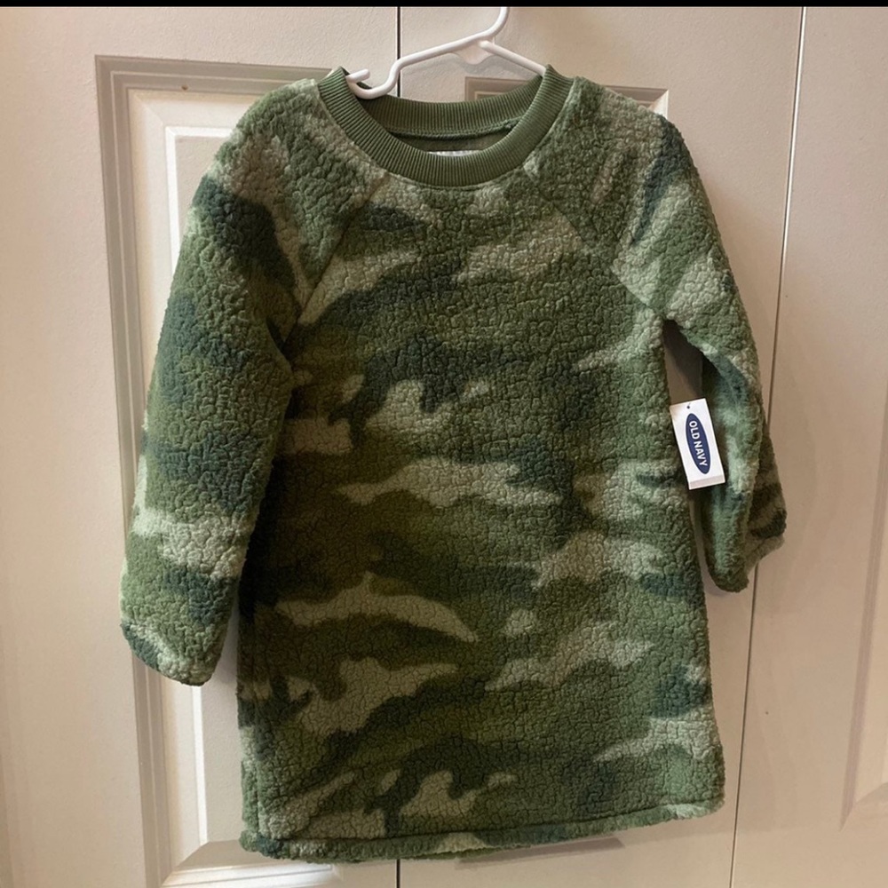 Old Navy Toddler Sherpa Dress - Size 4T- NWT